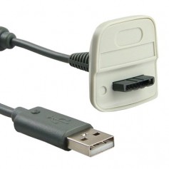 Oem - 2 in 1 Charging Cable for Xbox 360 Wireless Controller - Xbox 360 cables & batteries - YGX521-CB