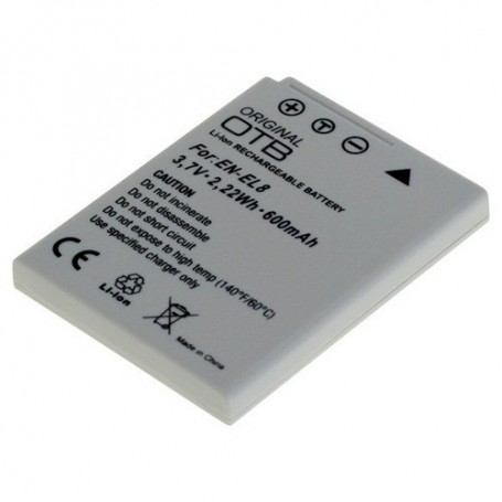 OTB - Battery for Nikon EN-EL8 Li-Ion 600mAh - Nikon photo-video batteries - ON1417