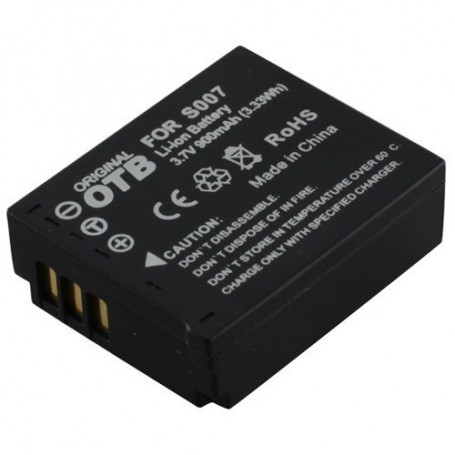 OTB, Battery for Panasonic CGA-S007 DMW-BCD10 900mAh, Panasonic photo-video batteries, ON1438