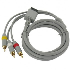 Oem, Wii AV cable with 3 RCA plugs, Nintendo Wii, YGN598