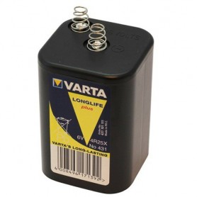 Varta, Varta Batterie 431 / 4R25X 6V block battery, Size C D 4.5V XL, ON1687