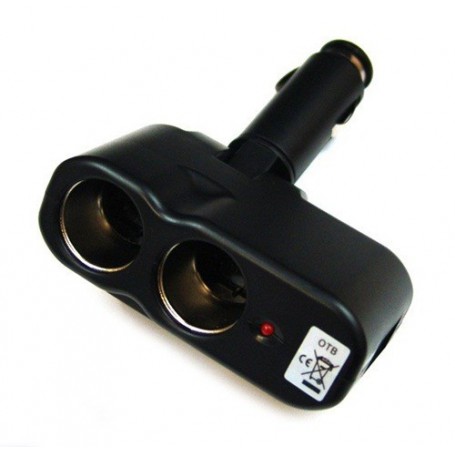OTB, Duo Cigarette Lighter Adapter Distributor 12/24V 3A ON1715, Auto charger, ON1715