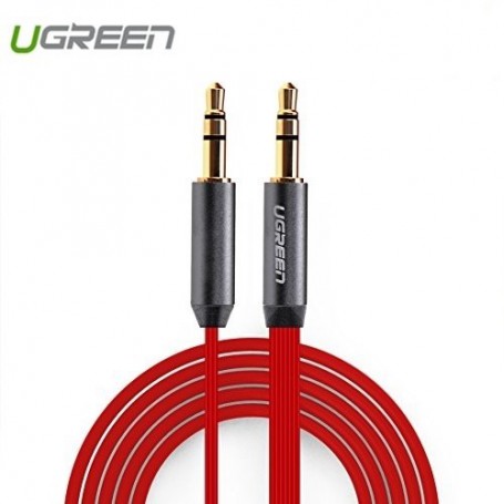 UGREEN, 3.5mm Male-Male Audio Jack Ultra Plat kabel, Audio kabels, UG254-CB