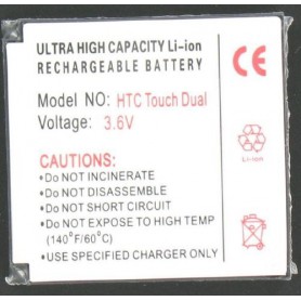 Oem - Battery For The HTC Touch Dual Li-Ion Slim P024 - HTC phone batteries - P024