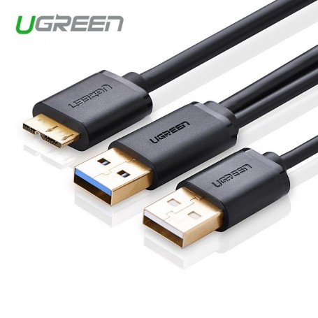 UGREEN - USB 3.0 A Male to Micro B Male Cable + charging - USB 3.0 cables - UG060-CB