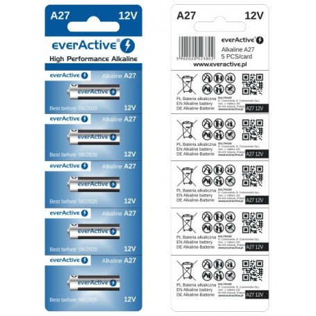 EverActive - A27 27A everActive 5x blister packed - Other formats - BL211