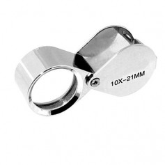 10x-Zoom 21mm Mini Jewelry Loupe Magnifier Glass