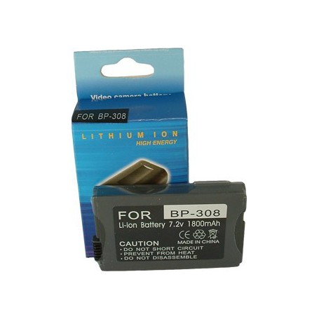 Oem - Battery compatible with Canon BP-308 1800mAh - Canon photo-video batteries - GX-V107