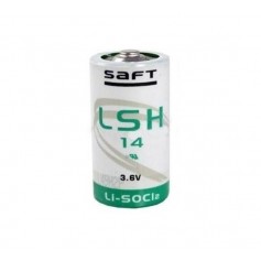 SAFT, SAFT LSH 14 C-Format lithium battery 3.6V 5800mAh, Size C D 4.5V XL, NK104-CB