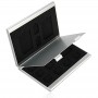 Oem, 13 in 1 Portable High Quality Aluminum 10 TF 3 for SD Memory Cards Storage Box Case, SD and USB Memory, AL645