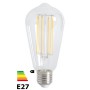 Calex - Vintage LED Lamp 240V 4W 350lm E27 ST64 Clear 2300K Dimmable - Vintage Antique - CA072-CB