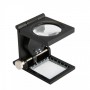 Oem, 24mm Fold Texture Magnifier 10X Zoom Glass with LED and Scale, Magnifiers microscopes, TM33