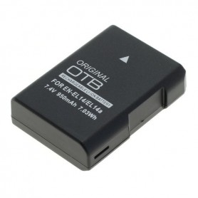 OTB - Battery for Nikon EN-EL14 / EN-EL14A Li-Ion LATEST VERSION 900mAh - Nikon photo-video batteries - ON4603