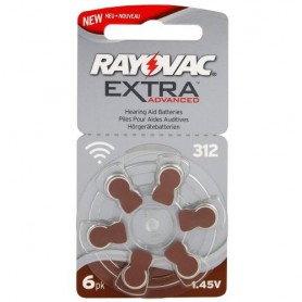 Rayovac, Rayovac Extra Advanced 312 / PR312 / PR41 Hearing Aid Battery, Hearing batteries, BL248-CB
