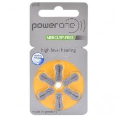 PowerOne by Varta P10 / 10 / PR70 1,45V Hearing Aid Battery - Mercury Free