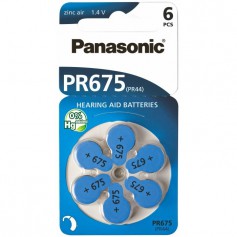 Panasonic, Panasonic 675 / PR675 / PR44 Hearing Aid Battery, Hearing batteries, BL260-CB