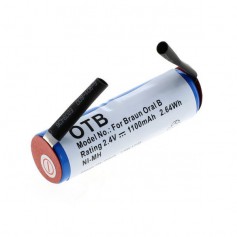 OTB-batterij compatibel met Braun Oral B Sonic compleet / Rowenta Dentasonic NiMH