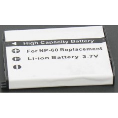 Oem, Accu Batterij compatible met Casio NP-60, Casio foto-video batterijen, GX-V189
