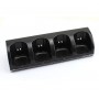 Oem - USB charging station with 4 batteries for Wii controllers - Nintendo Wii - AL753-CB