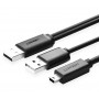 UGREEN - USB 2.0 A male ×2 to Mini 5pin Male Cable - USB to Mini USB cables - UG080-CB