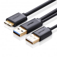 USB 3.0 A Male to Micro B Male Cable + charging