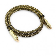 Optical Toslink cable gold plated