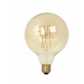 Calex, Vintage LED Lamp 240V 4W 320lm E27 GLB125 GOLD 2100K Dimmable, E27 LED, CA076-CB
