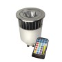 Calex - RGB LED GU10 240V 5W + Remote-Control CA027 - GU10 LED - CA027