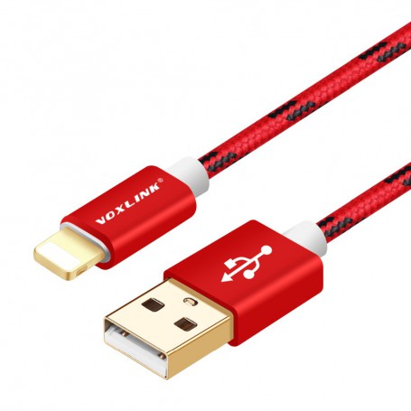 VOXLINK - VOXLINK cable for iPhone 7 6 6s 6 Plus iPad Mini Pro 2 3 - iPhone data cables  - AL053-CB