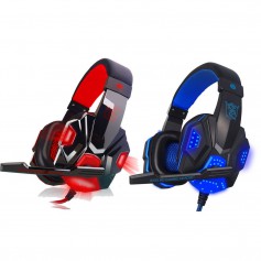 Surround Stereo Gaming Headset with Mic and LED
