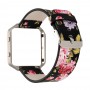 Oem, Flowery Hip Eco Leather Bracelet for Fitbit Blaze with Housing, Bracelets, AL089-CB