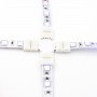 Oem - 10mm X Connector for RGB SMD5050 5630 LED strips - LED connectors - LSC29-CB