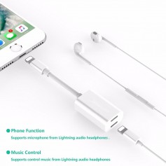 Oem - iPhone 7 / 7 Plus Duo - Audio DataSync Charge cable - iPhone data cables  - AL591-CB