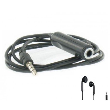 Oem, Iphone, Nokia, HTC, Blackberry 3.5mm Headset Adapter with Microphone and earphones, iPhone data cables , 00456