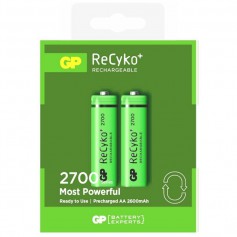 GP AA 2600mAh Rechargeable Batteries - 2 Pieces