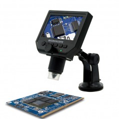 Datyson Optics, 1-600X 3.6MP 4,3 inch HD OLED LCD Digitale Microscoop met vacuüm zuignap onderstel, Loepen en Microscopen, AL144