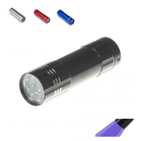 Oem, Mini 9 LED Aluminium UV Ultra Violet Flashlight purple light, Flashlights, LFT70-CB