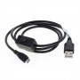 OTB - Charging cable Micro-USB 2.5A with integrated switch 1M - USB to Micro USB cables - ON4899