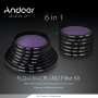Oem - Andoer 62mm UV+CPL+FLD+ND(ND2 ND4 ND8) Photography Filter Kit Set - Photo-video accessories - AL165