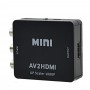 Oem - Mini Composite RCA AV to HDMI Converter Upscaler 720 1080p - HDMI adapters - AL171-CB