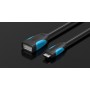 Vention, USB 2.0 Female to USB Type-C Data Cable - Black, USB to USB C cables, V021-CB