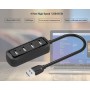 Vention, USB 2.0 Hub 4 Ports USB Splitter OTG Adapter, Ports and hubs, V027-CB