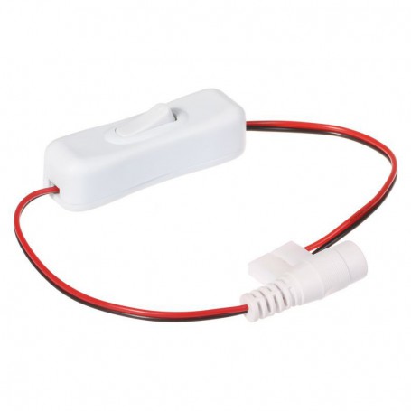 Oem - 10mm 2-Pin Single Color LED Strip DC Female Wire Switch 12V 24V - LED Accessories - LSCC25-CB