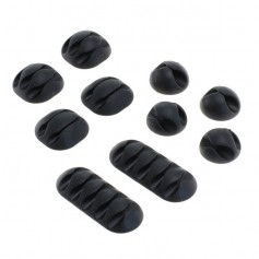 OTB - Adhesive cable holder (cable clips) 10 pieces - Various computer accessories - ON4999-CB