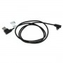 OTB - 1m USB to Micro-USB data cable nylon sheathed 90 degree plug - USB to Micro USB cables - ON5011-CB