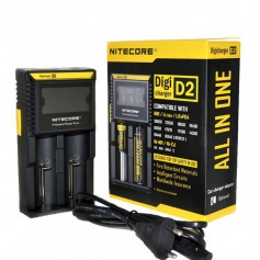 Nitecore Digicharger D2 for Li-ion, NiMH, Ni-Cd