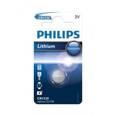 Philips CR1220 lithium button cell battery
