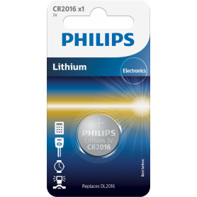 PHILIPS, Philips CR2016 lithium button cell battery, Button cells, BS024-CB