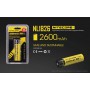 NITECORE - Nitecore 18650 li-ion NL1826 2600mAh 3.7V - Size 18650 - BS039-CB