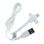 OTB - 3-in-1 data cable iPhone / Micro-USB / USB-C - Link cable 1M - Other data cables  - ON5066-CB